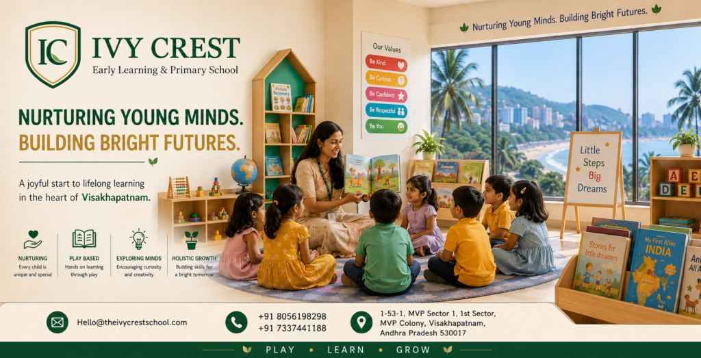 Ivy Crest School: A Nurturing Preschool and Primary School in Vizag for Playgroup to Grade 1